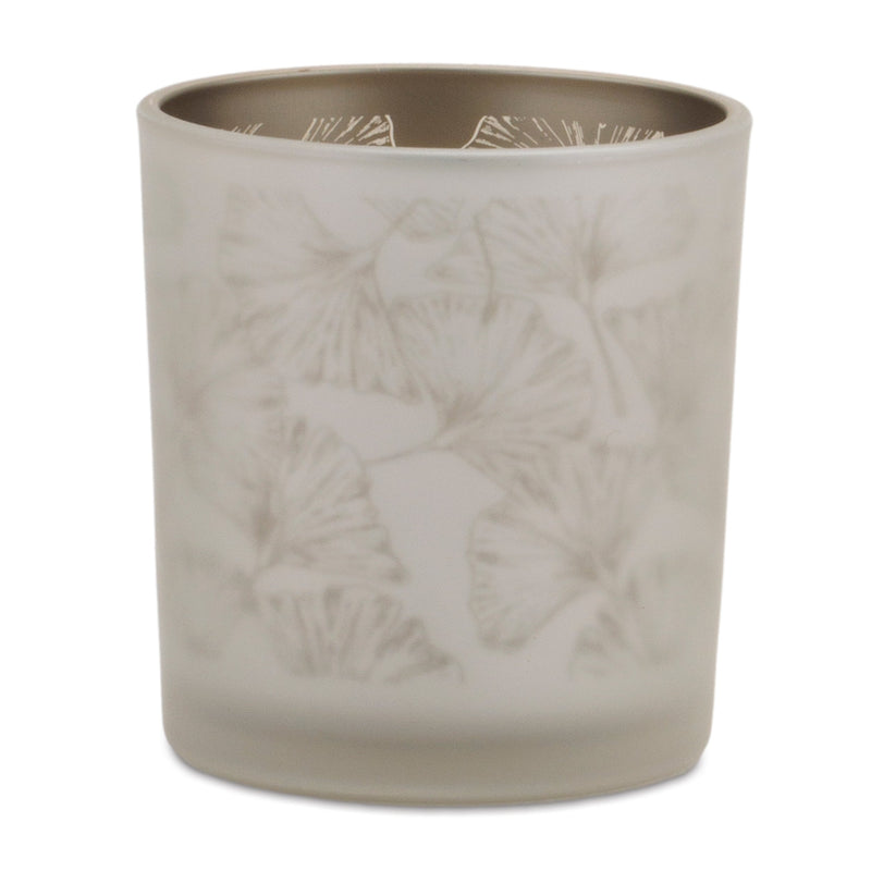 Melrose Set of 3 Silver & Gold Glass Votive Candle Holders