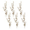 Melrose Snowy Glittered Pinecone Spray (Set of 6)