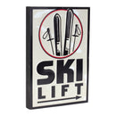 Melrose Ski Lift Lodge Sign 15.75"H