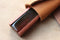 Leatherwood Bespoke Cello Rosin Supple Blend & Leather Wrap