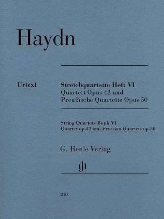 Haydn String Quartets Vol. VI, Op. 42 & Op. 50 (Prussian Quartets) – Set of Part