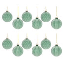 Melrose Frosted Glass Ball Ornament (Set of 12)