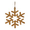 Melrose Gold Metal Snowflake Ornament (Set of 12)