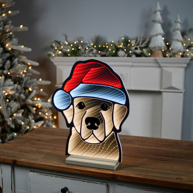 Melrose Holiday Dog Ekkolight 16.5"H