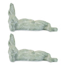 Melrose Laying Rabbit Figurine (Set of 2)