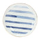 Melrose Coastal Tie-Dye Design Ceramic Plate (Set of 4)