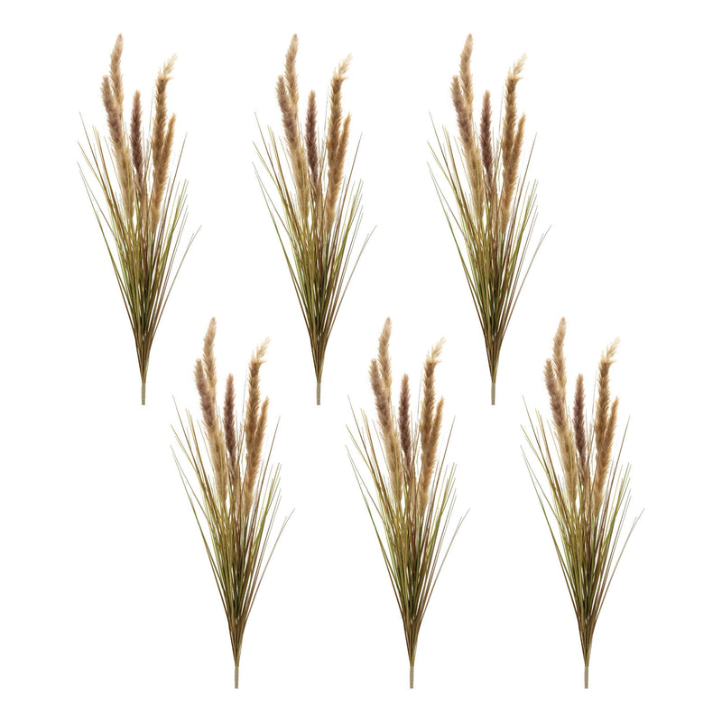 Melrose Foxtail Grass Bush (Set of 6)