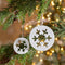 Melrose White Wood Snowflake Cut-Out Ornament (Set of 12)
