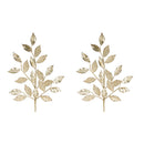 Melrose Glittered Leaf Spray (Set of 2)