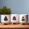 Melrose Footed Pine Tree Planter (Set of 3)
