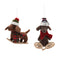 Melrose Plush Ski and Snowboard Dog Ornament (Set of 6)
