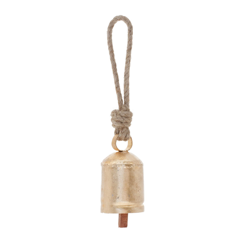 Melrose Gold Metal Bell Ornament (Set of 6)
