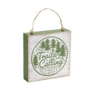 Melrose Winter Cabin and Trails Sentiment Sign (Set of 4)