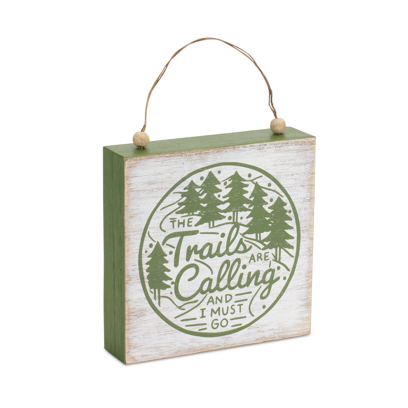 Melrose Winter Cabin and Trails Sentiment Sign (Set of 4)
