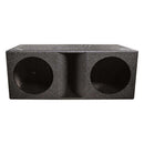 QPower Dual 12" Ported Sub Box QBOMB12HP