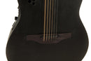 Ovation Elite TX 2058TX‑5 12‑String Acoustic‑Electric Guitar Black Textured