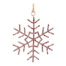 Melrose Jeweled Metal Snowflake Ornament (Set of 12)