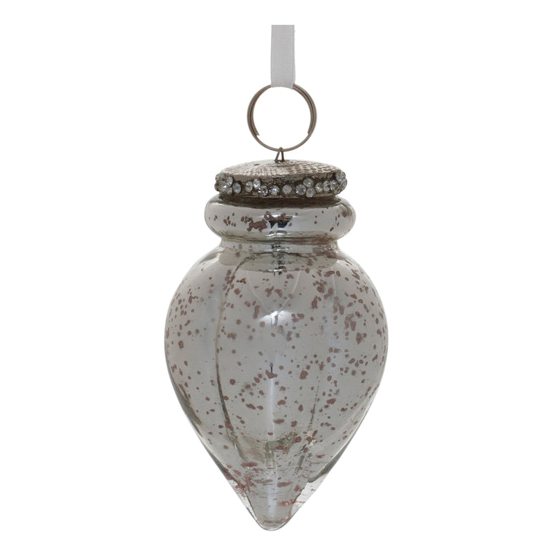 Melrose Grey Mercury Glass Ornament (Set of 6)