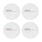 Melrose Stoneware Three French Hens Holiday Plate (Set of 4)