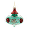 Melrose Glittered Glass Reflector Ornament (Set of 6)