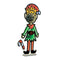 Melrose Holiday Elf Ekkolight 29"H