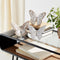 Melrose Stone Butterfly Shelf Sitter with White Washed Finish (Set of 3)