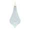Melrose Frosted Blue Glass Ornaments – Set of 6