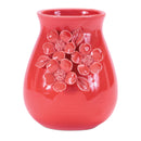 Melrose Storeware Vase with Floral Accent (Set of 2)