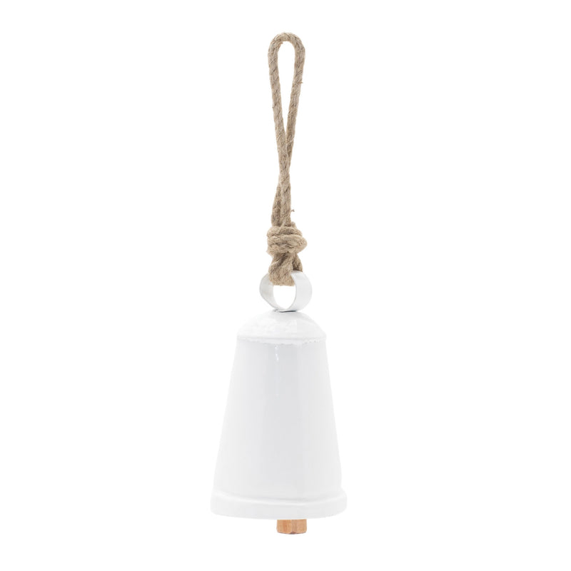 Melrose Rustic Metal Bell Ornament (Set of 8)