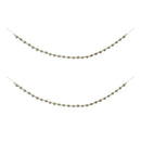 Melrose Wood Beaded String Garland (Set of 2)