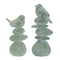 Melrose Bird on Rock Stack Figurine (Set of 4)