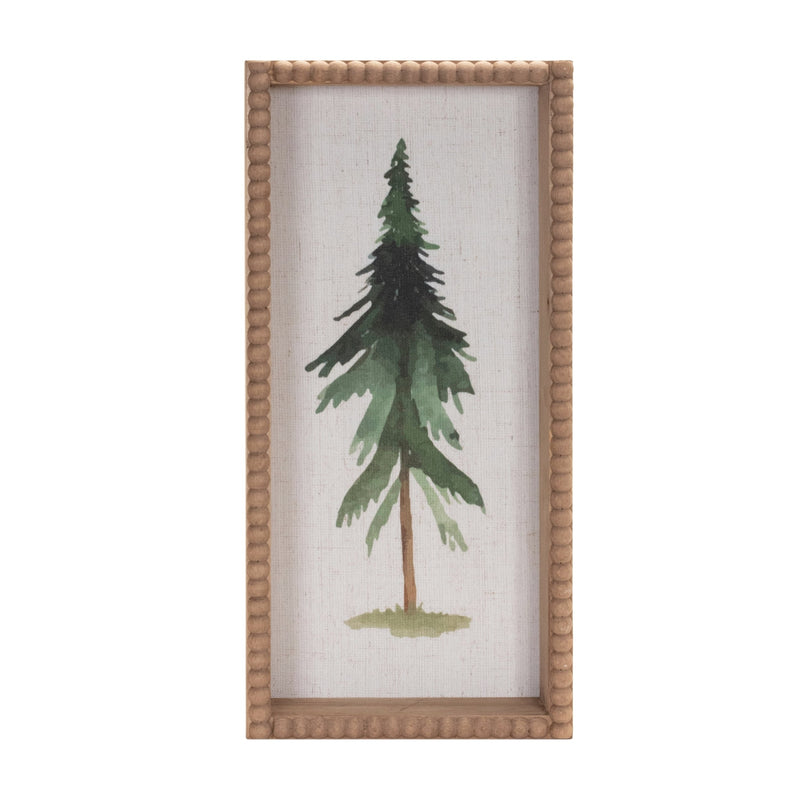 Melrose Framed Pine Tree Plaque (Set of 2)
