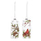 Melrose Glittered Glass Cardinal and Chickadee Ornament (Set of 12)