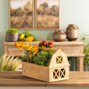 Melrose Wood Barn Caddy Tray 15"L