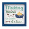 Melrose Wood Framed Camping Sentiment Sign Wall Decor, Rustic
