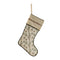 Melrose Pine and Pinecone Print Stocking 20"H