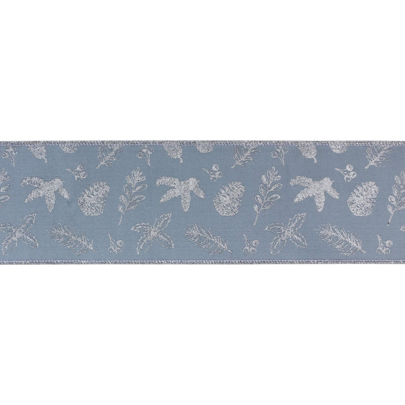 Melrose Botanical Printed Ribbon 4" x 10 yds.