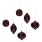 Melrose Velvet Glass Ornament (Set of 6)