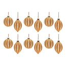 Ribbed Glass Ornamnet (Set of 12)