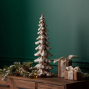 Melrose Gold Flocked Pine Tree 26"H