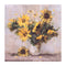 Melrose Sunflower Vase Canvas Wall Art 32"L, Modern, Wood