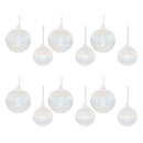Melrose Iridescent Glass Ball Ornament (Set of 12)