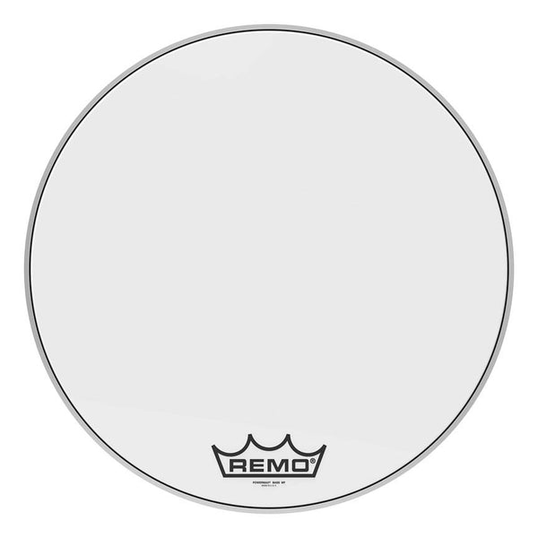 Remo PM-1024-MP PowerMax Ultra White Crimplock 24" Marching Bass Drumhead