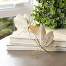 Melrose Leaf Butterfly Shelf Sitter (Set of 2) Multicolor Decor