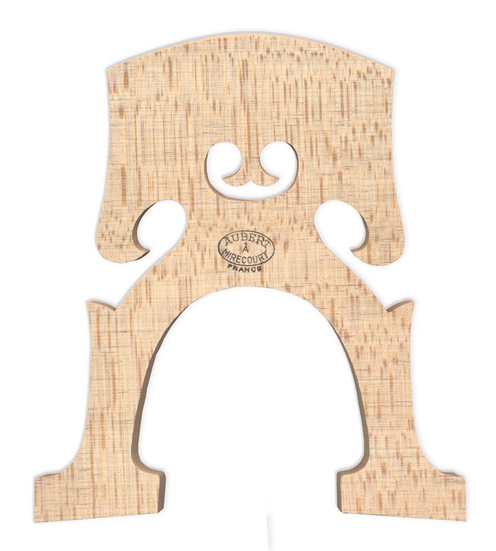 Aubert No. 16 Mirecourt Belgian 4/4 Low Heart Cello Bridge 90 mm