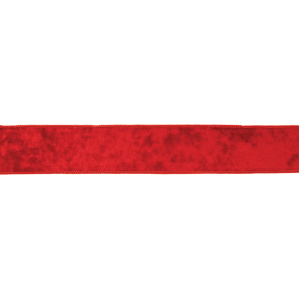 Melrose Red Wired Ribbon 2.5" x 10 Yds.