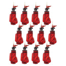 Melrose Glass Golf Bag Ornament (Set of 12)