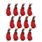 Melrose Glass Golf Bag Ornament (Set of 12)