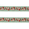 Melrose Nostalgic Santa Print Wired Ribbon (Set of 2)
