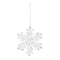Melrose Clear Acrylic Snowflake Oranment (Set of 12)